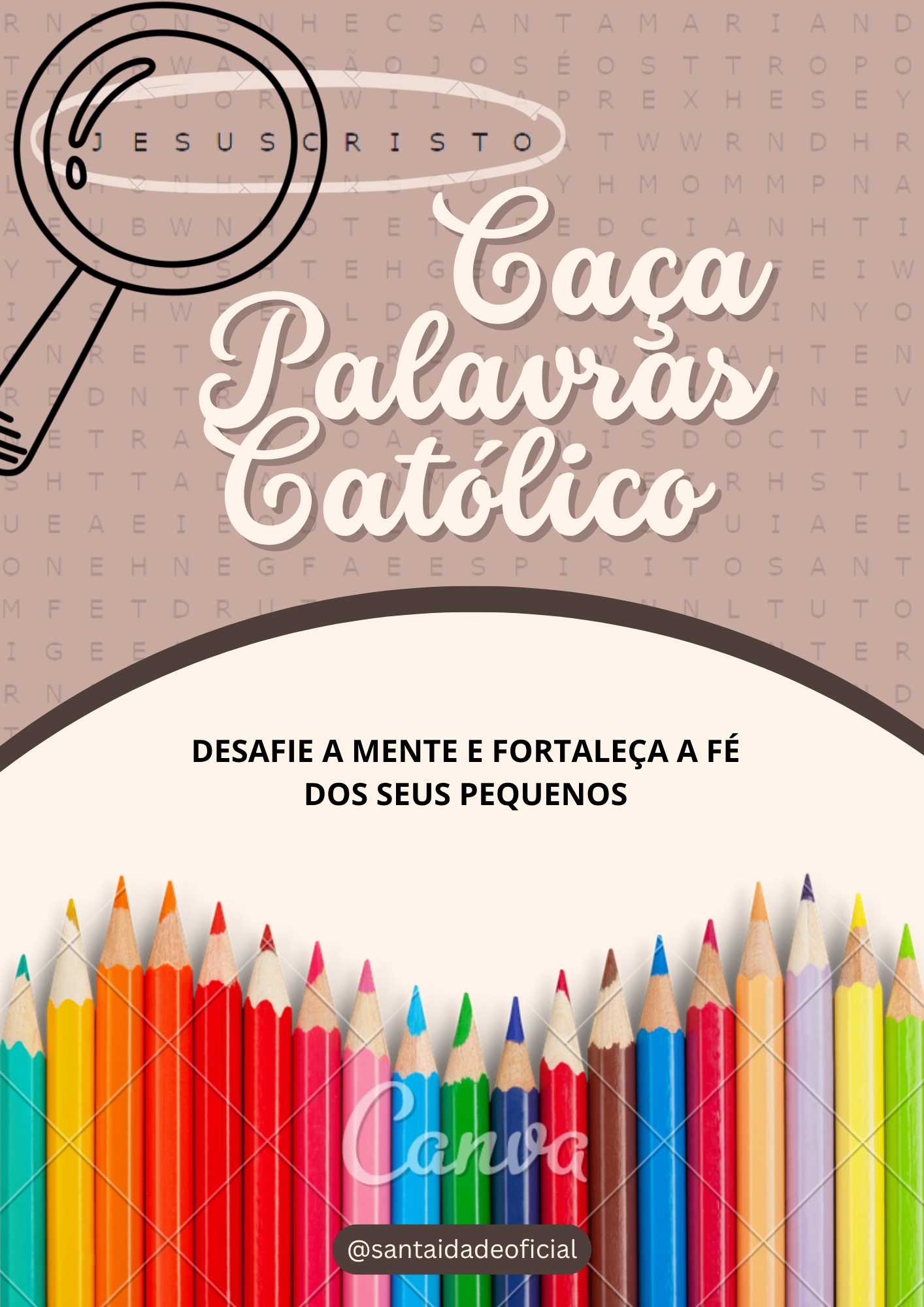 Capa Caça Palavras Católico